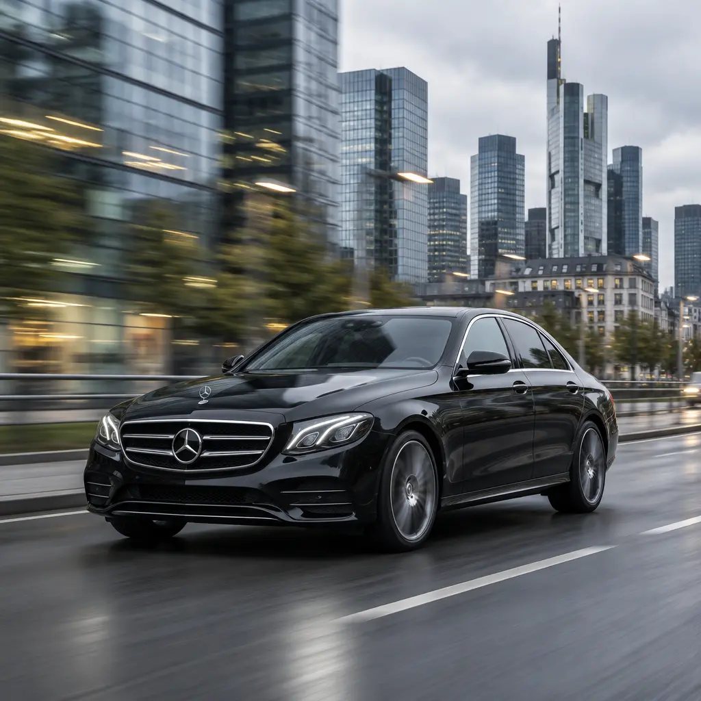 Hochzeitsfahrt mit Chauffeur in Frankfurt Hochzeitsfahrt mit Chauffeur in Frankfurt
